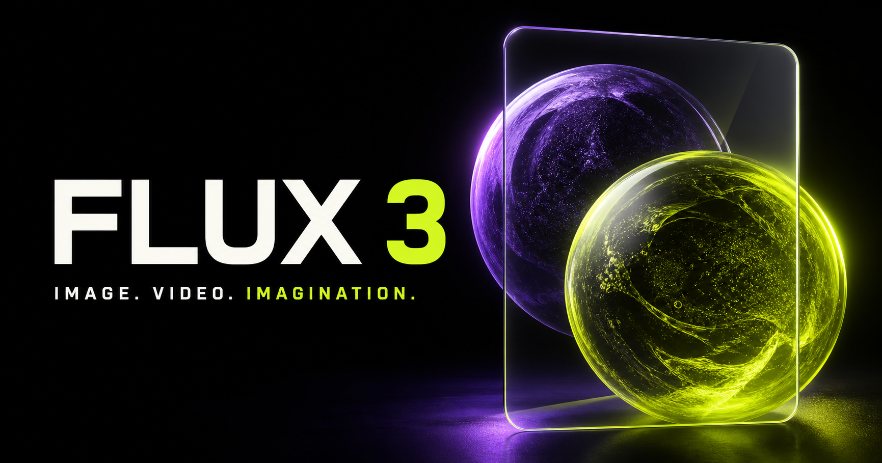 Flux 3 official product preview showing the interface and core visual identity